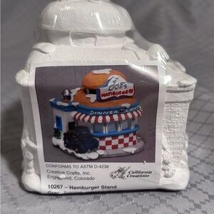 California Creations Hamburger Stand Figurine